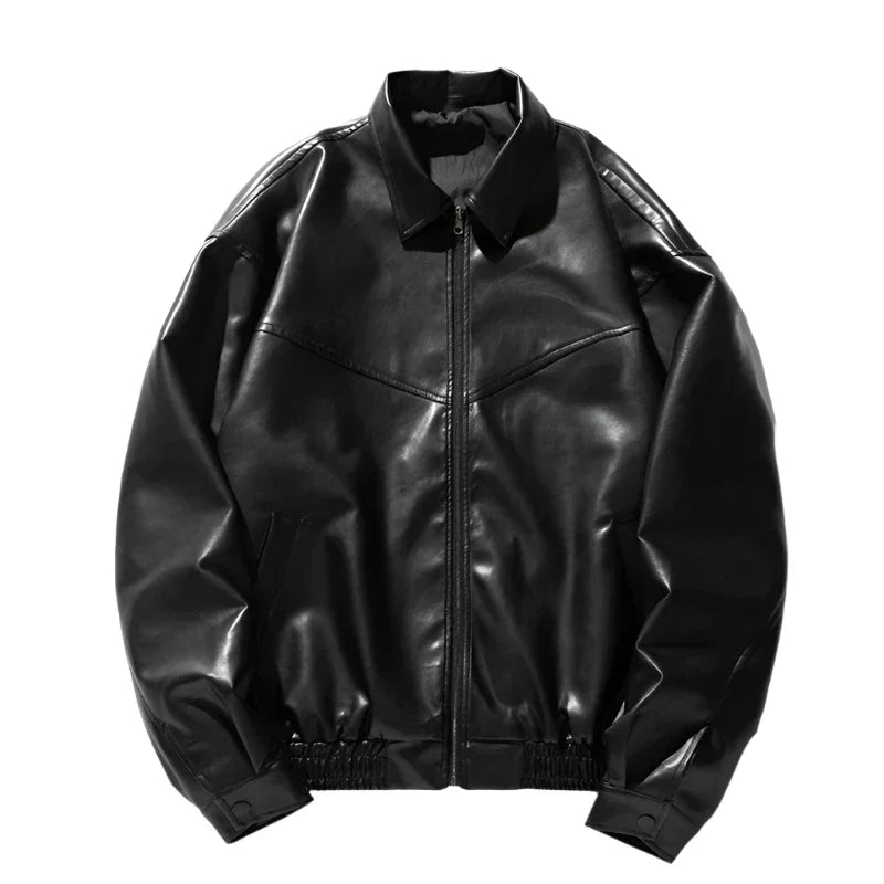 Korean Casual Leather Jacket