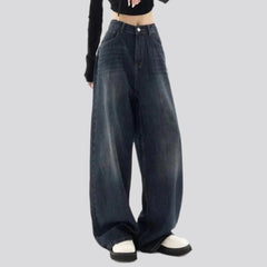 Street Damen High-Waist-Jeans