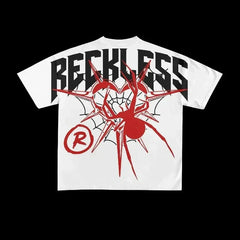 Oversized Y2K Goth American Graphic Tees