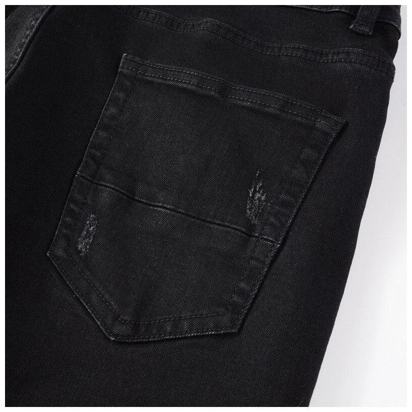 Skinny Jeans mit Ripping-Knie