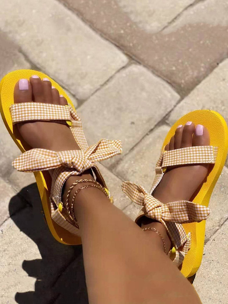 Strandsandalen mit Klettverschluss