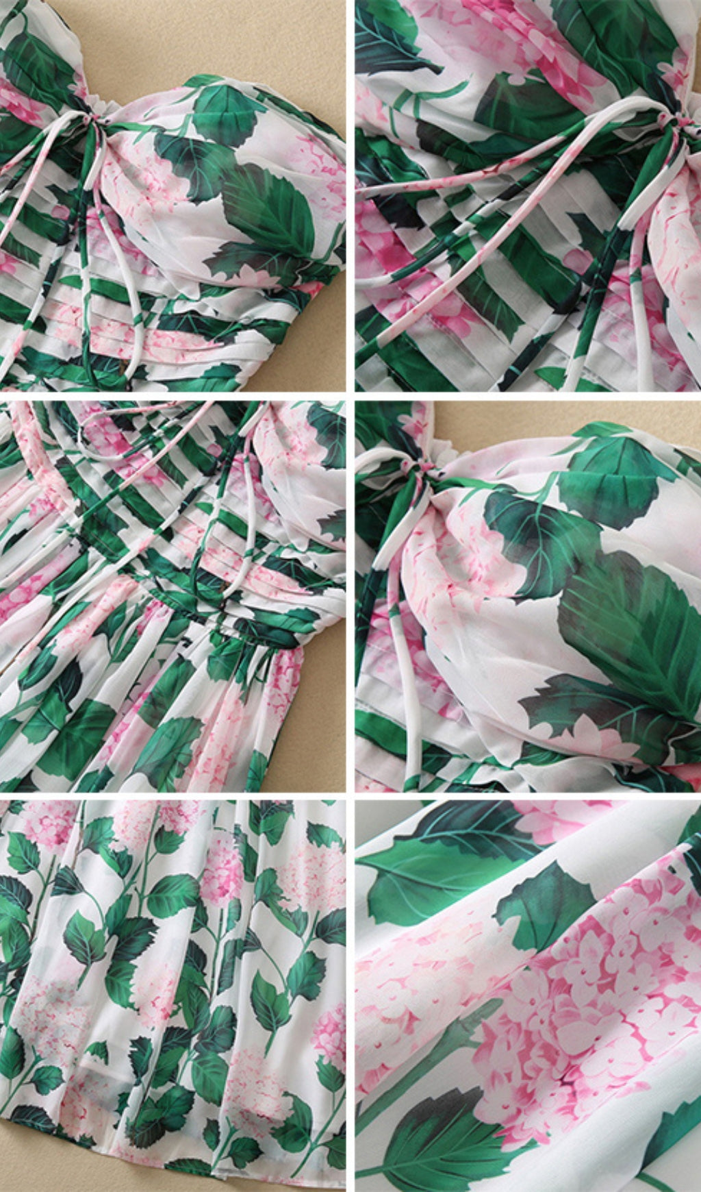 Floral HalterNeck Maxi Dress In Green