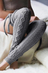 Knit Over Knee High Thigh Socks