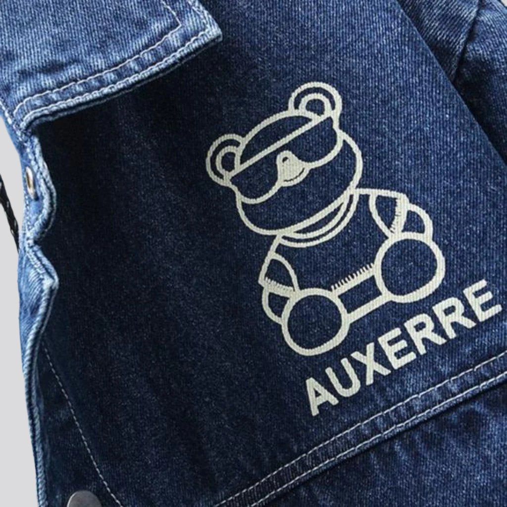Oversized y2k men jean jacket