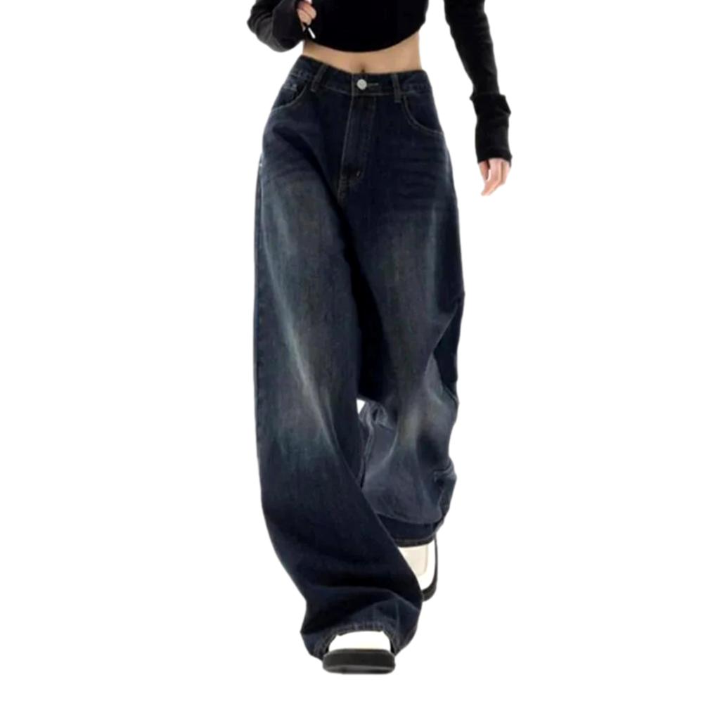 Street Damen High-Waist-Jeans