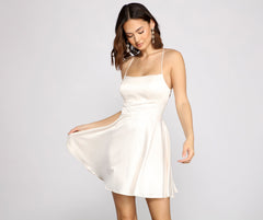 Sonya Satin Dress Sai Feel