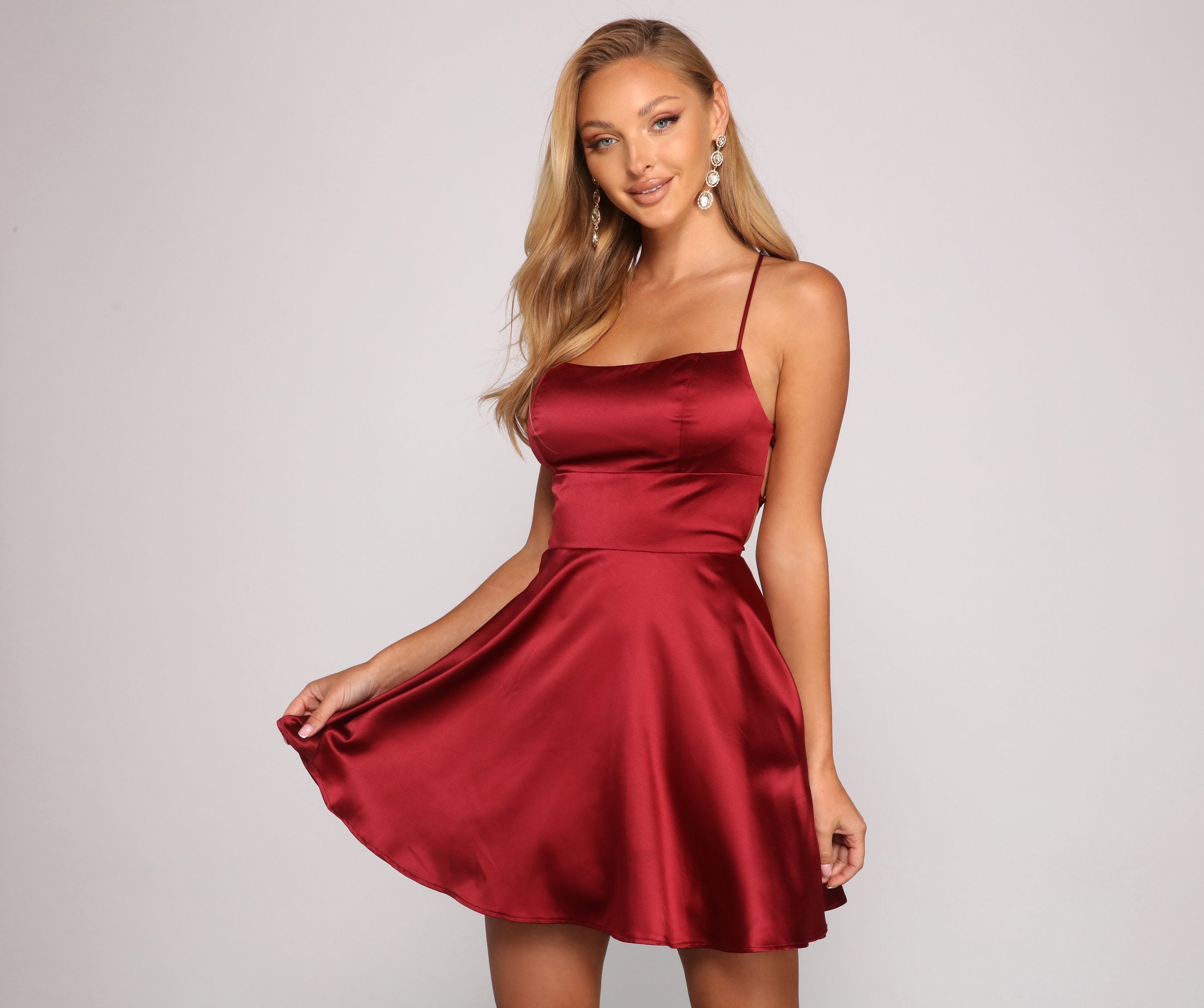 Sonya Satin Dress Sai Feel