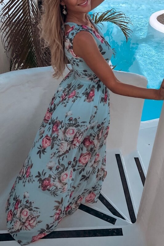 Sweet escape split maxi dress Sai Feel