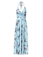 V-neck Floral Print Dress Sai Feel