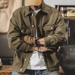 Y2k men's jeans jacket