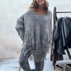 Vintage Casual Knitted Sweater Midi Dress InsStreet
