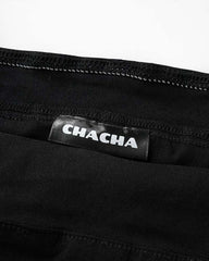 Silentgrove Denim-Oberteil mit Gürtel