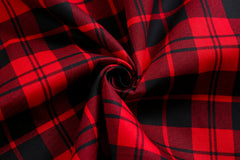 Women's Vintage 1950s Party Top Polka plaid Rockabilly 40s cap sleeve Cotton Shirts Tops(S-2XL) Sai Feel