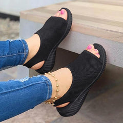Open Toe Mesh Comfort Sandals Pairmore