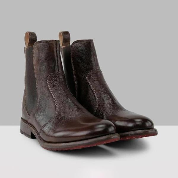 Women Vintage Ankle Slip-on Short Boots NewGew