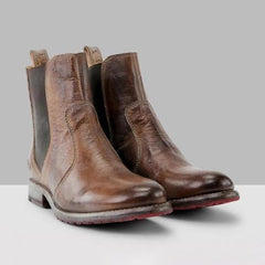 Women Vintage Ankle Slip-on Short Boots NewGew