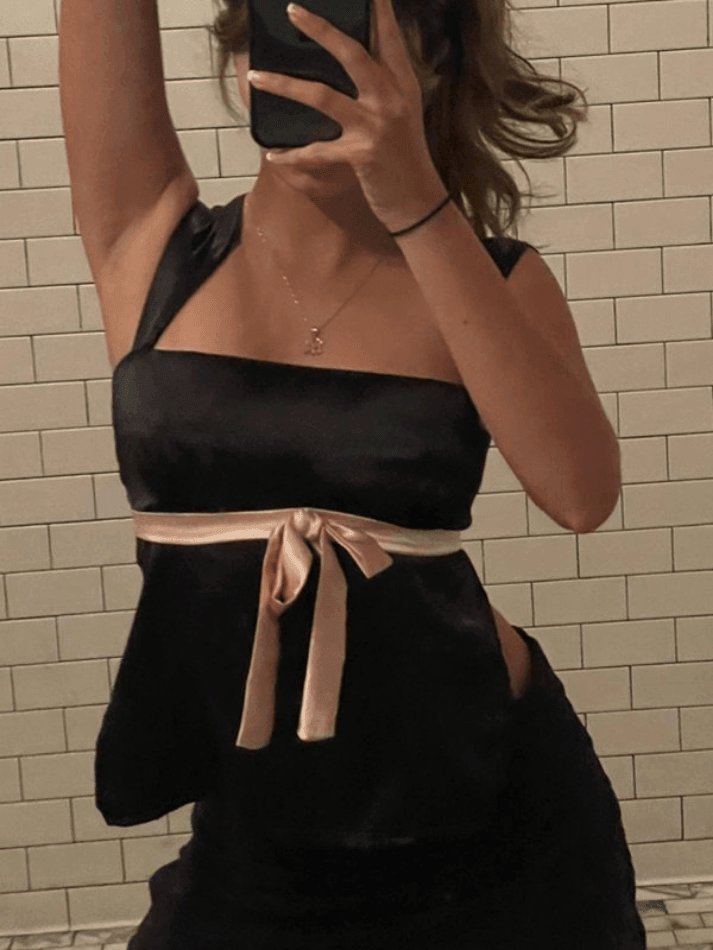 Lace Up Tank Top