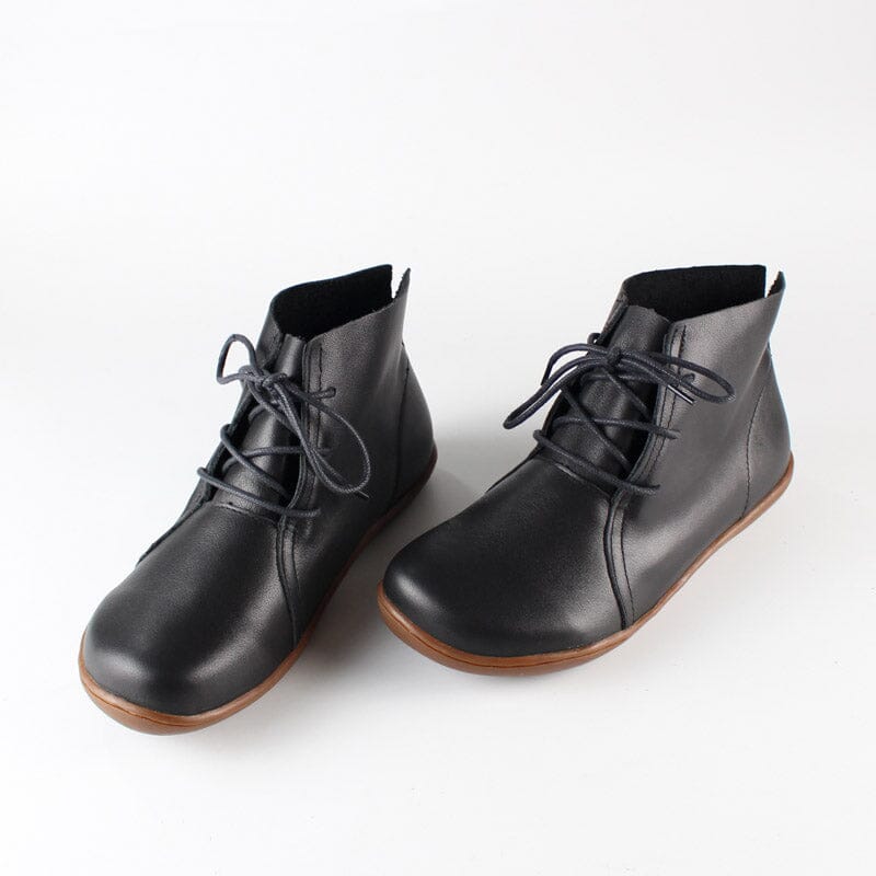 Ankle Booties Schnürschuhe Freizeitschuhe Flats