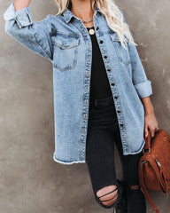 Boyd Pocketed Denim Shacket