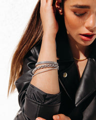 Bracha - Danielle Bracelet - Silver - FINAL SALE