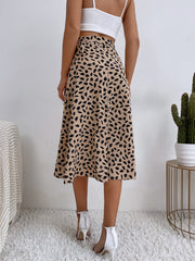 Temperament Polka Dot Print Split Rock trendy