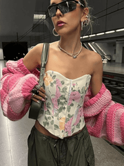 Pullover mit Rundhalsausschnitt und Streifen