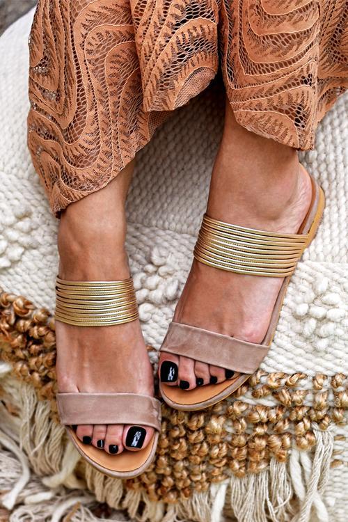 Vielseitiger flacher Slipper