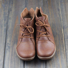Ankle Booties Schnürschuhe Freizeitschuhe Flats