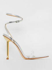 Clear Gem Stiletto Heels