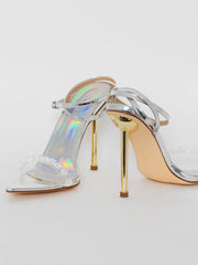 Clear Gem Stiletto Heels
