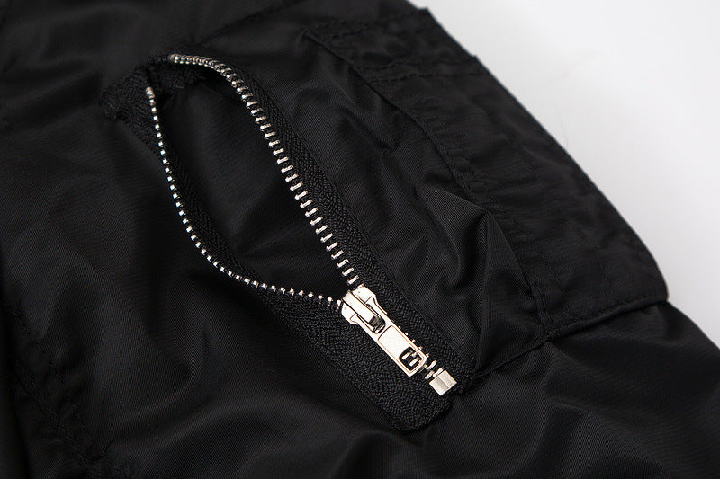Skeleton Graphic Oversized Bomber Jacket