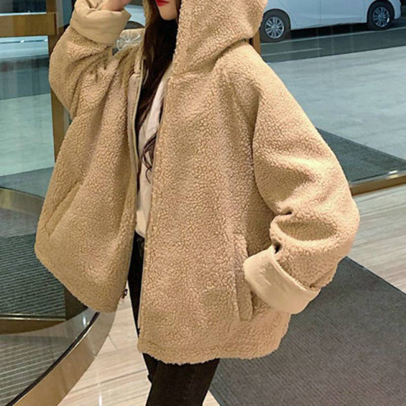 Preppy Reversible Lambswool Hooded Jacket