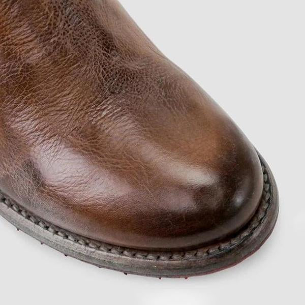 Women Vintage Ankle Slip-on Short Boots NewGew