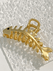Fish Bone Large Hair Claw