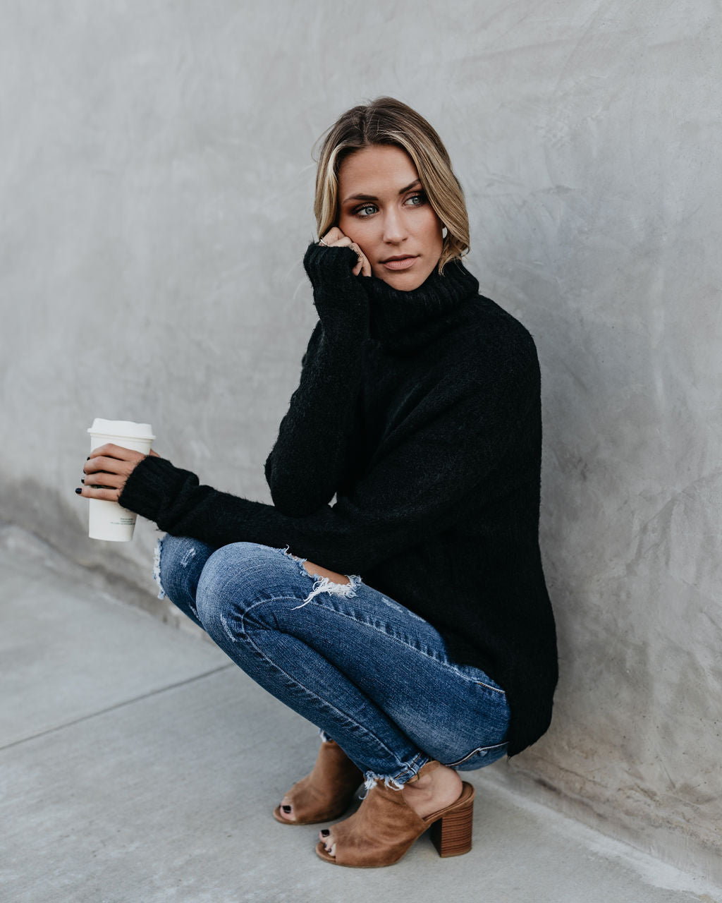 Henry Sweater - Black - FINAL SALE