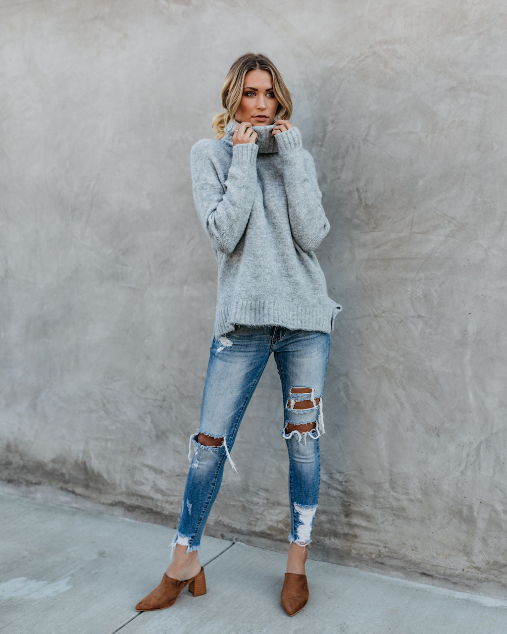 Henry Sweater - Heather Grey - FINAL SALE