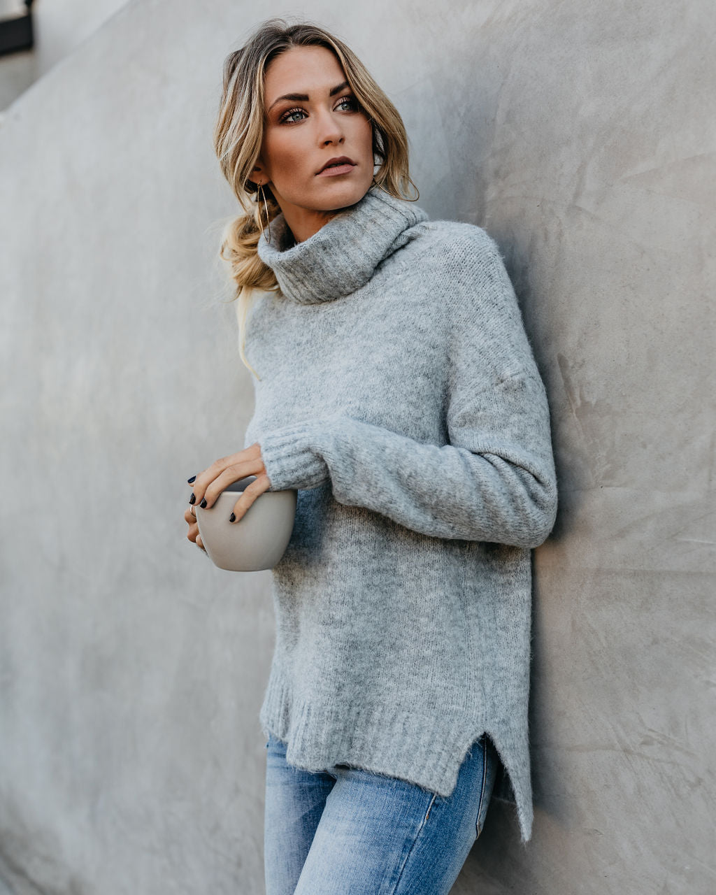 Henry Sweater - Heather Grey - FINAL SALE