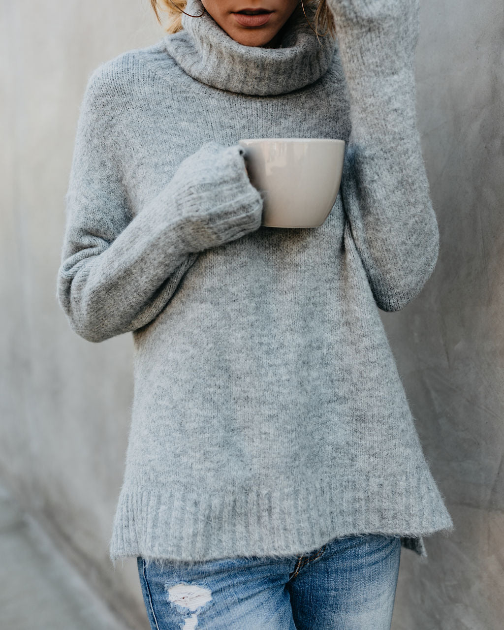 Henry Sweater - Heather Grey - FINAL SALE
