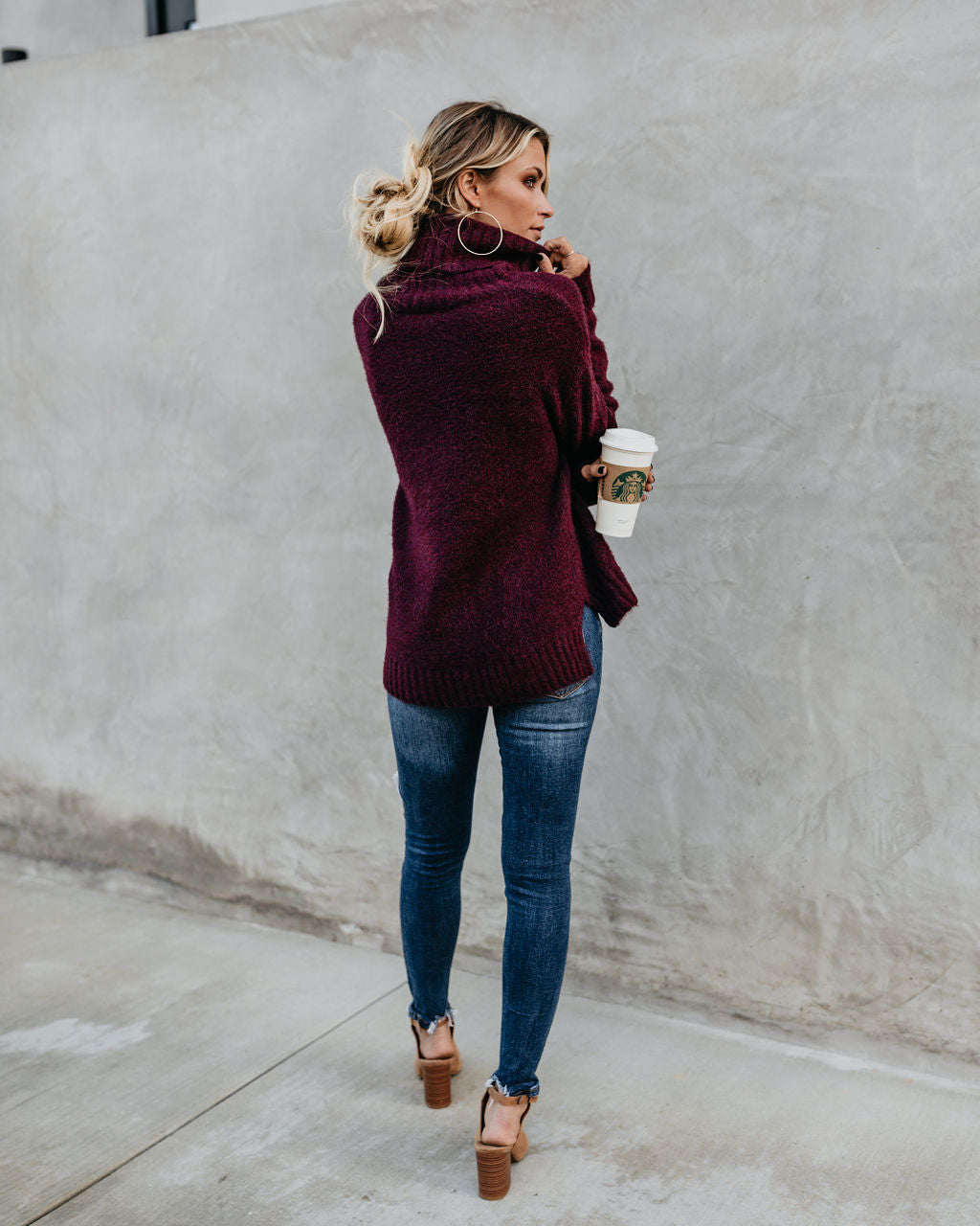Henry Sweater - Wine - FINAL SALE