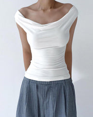 Tanktop mit weiten Schultern 