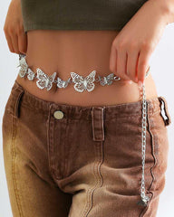 Schmetterlings-Statement-Taillen-Bodychain 
