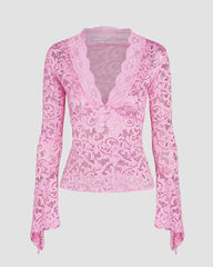 Blush Lake Spitzentop