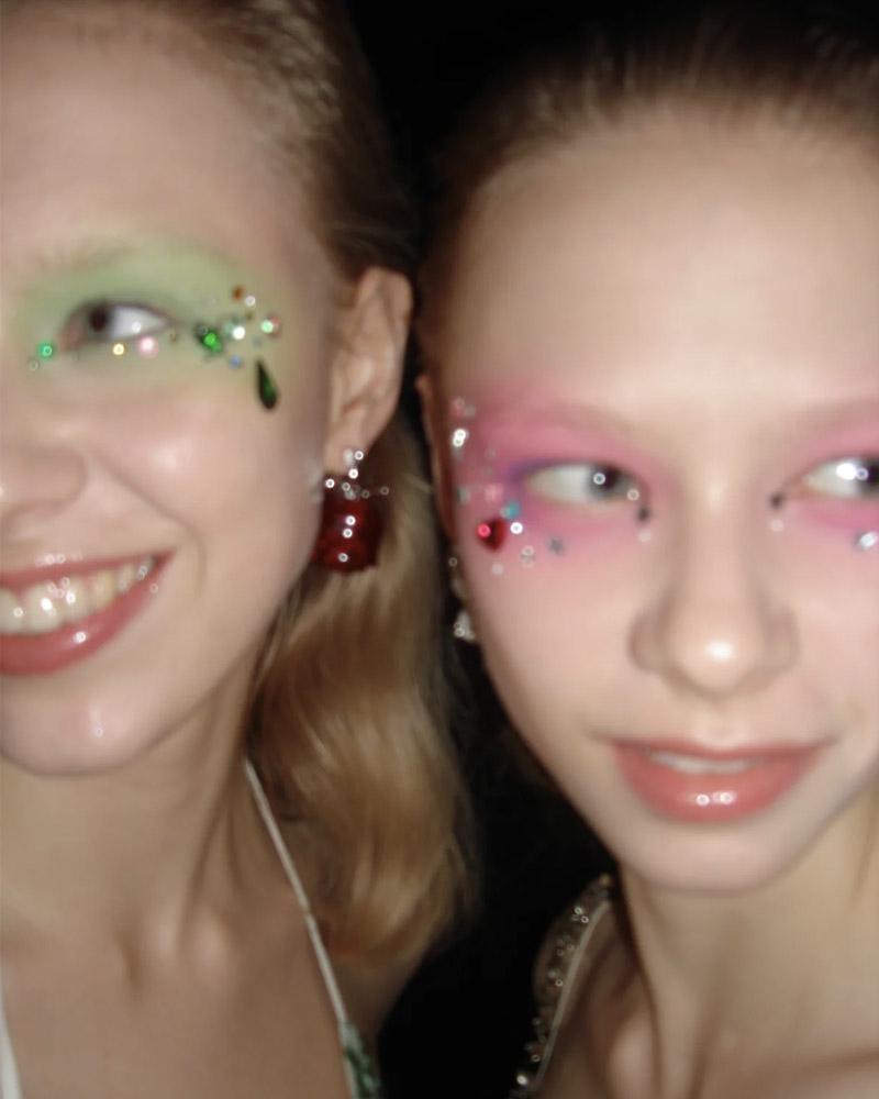 Galaxy Vision Strass-Gesichtsverzierungsaufkleber 