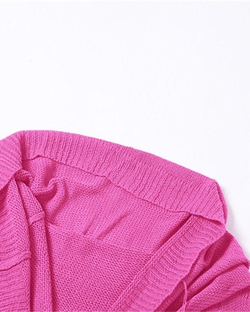 Deserted Wanderer Strickhoodie 