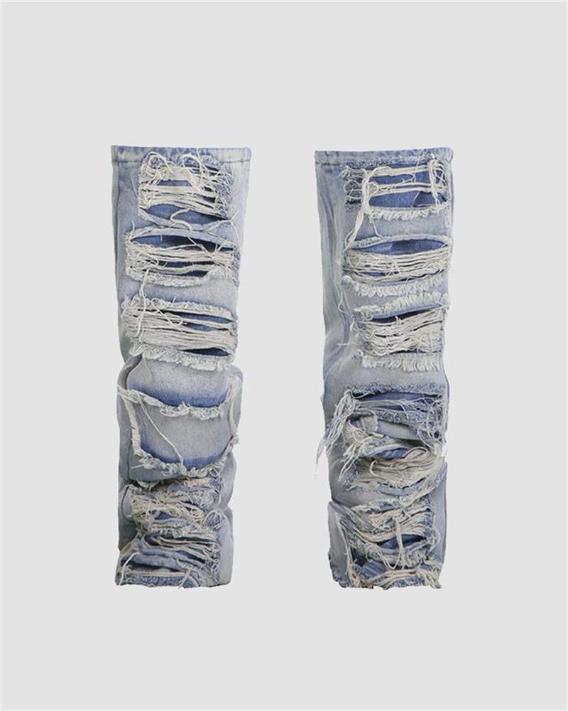 Retro-Jeans-Beinwärmer 