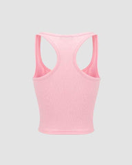 Awd – Kurzes Tanktop mit Diamanten