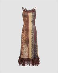 Chrysise Maxi-Camisole-Kleid 