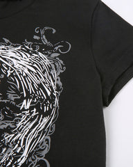 Kurzes Top mit „Avery Wings“-Grafik 