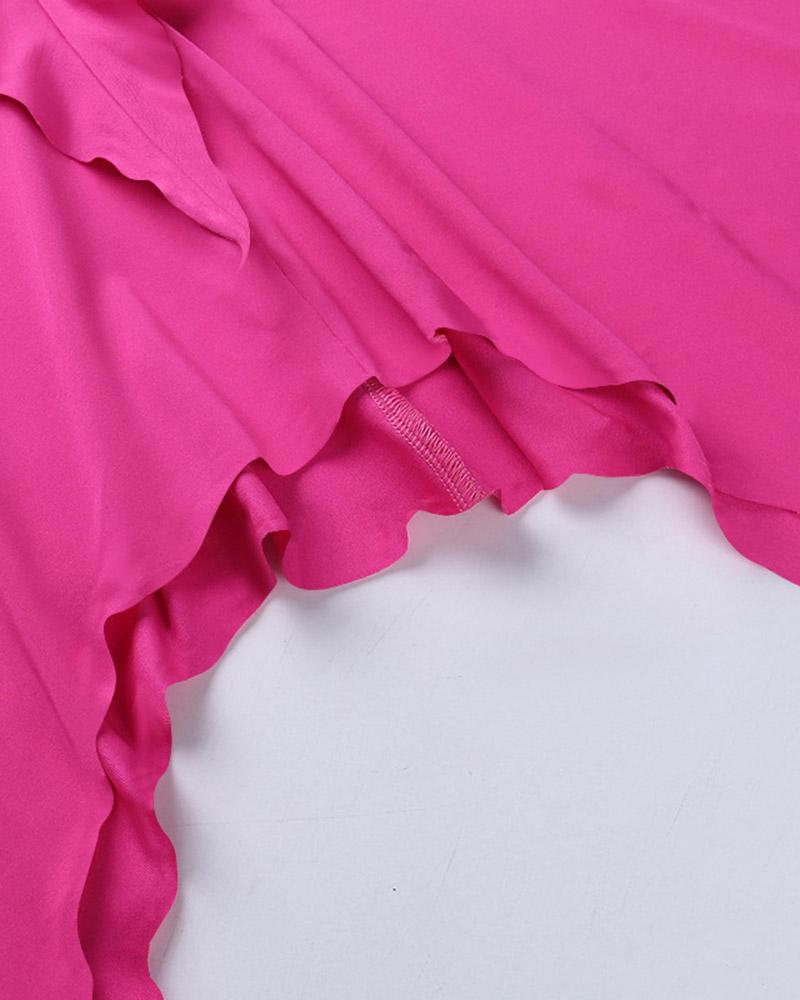 Phase Kinship – Kleid mit U-Ausschnitt 