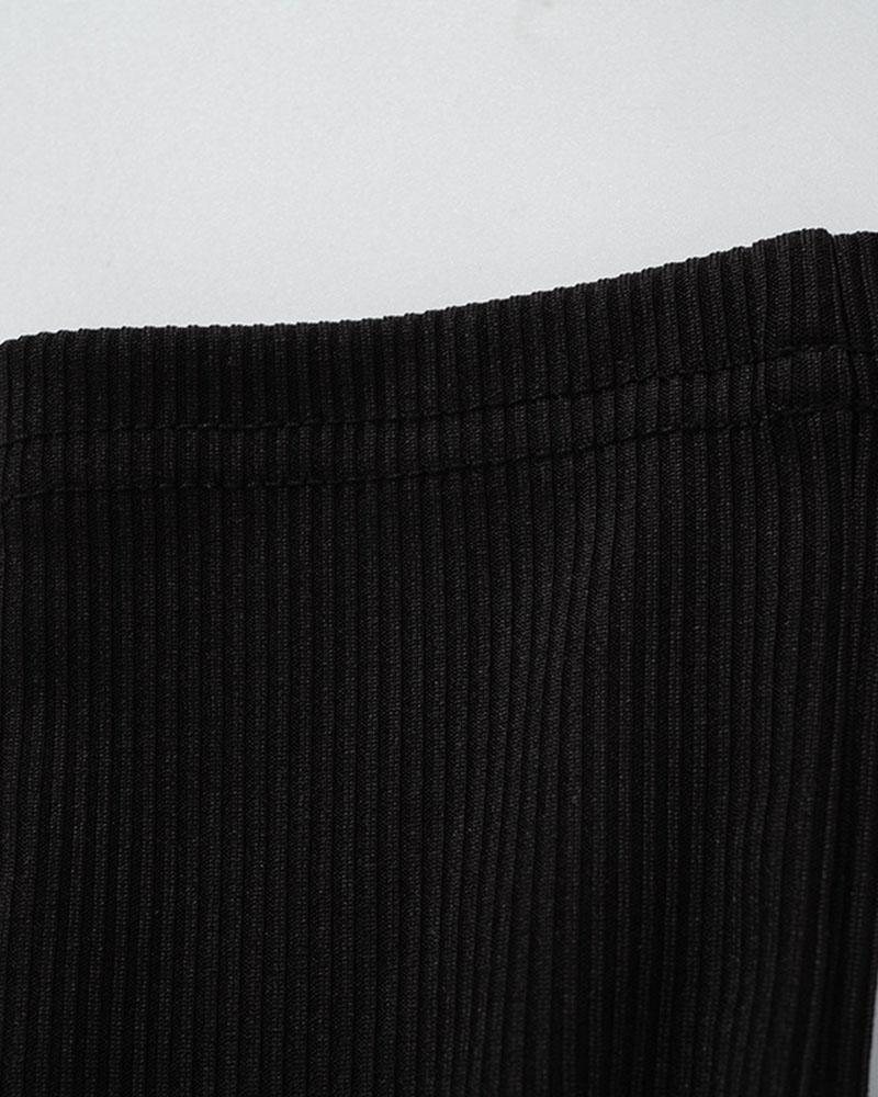 Warm Hands Mesh High Neck Bodysuit